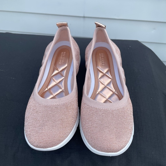 Michael Kors Slip-On Flats Rose Gold & Blush Pink - Picture 1 of 12